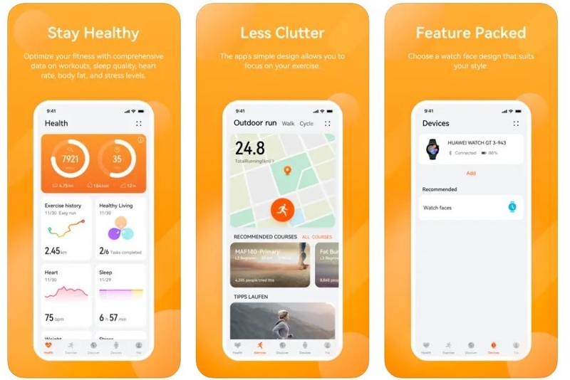 application huawei health ios